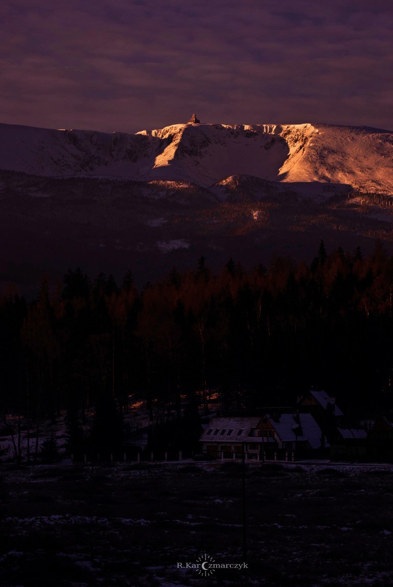 Karkonosze - wschód słońca